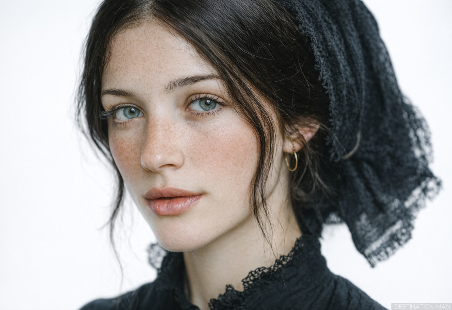 Balanced portrait with natural light, neutral background, and classical proportions — illustrating timeless compositional principles: symmetry, harmony, and visual clarity