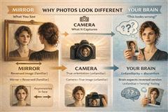 Why You Look Different in Photos Than in the Mirror